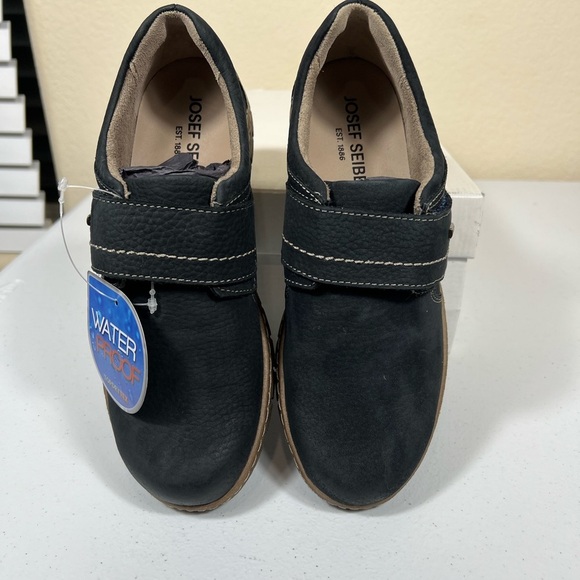Josef Seibel waterproof suede navy shoes 37 - Picture 6 of 6